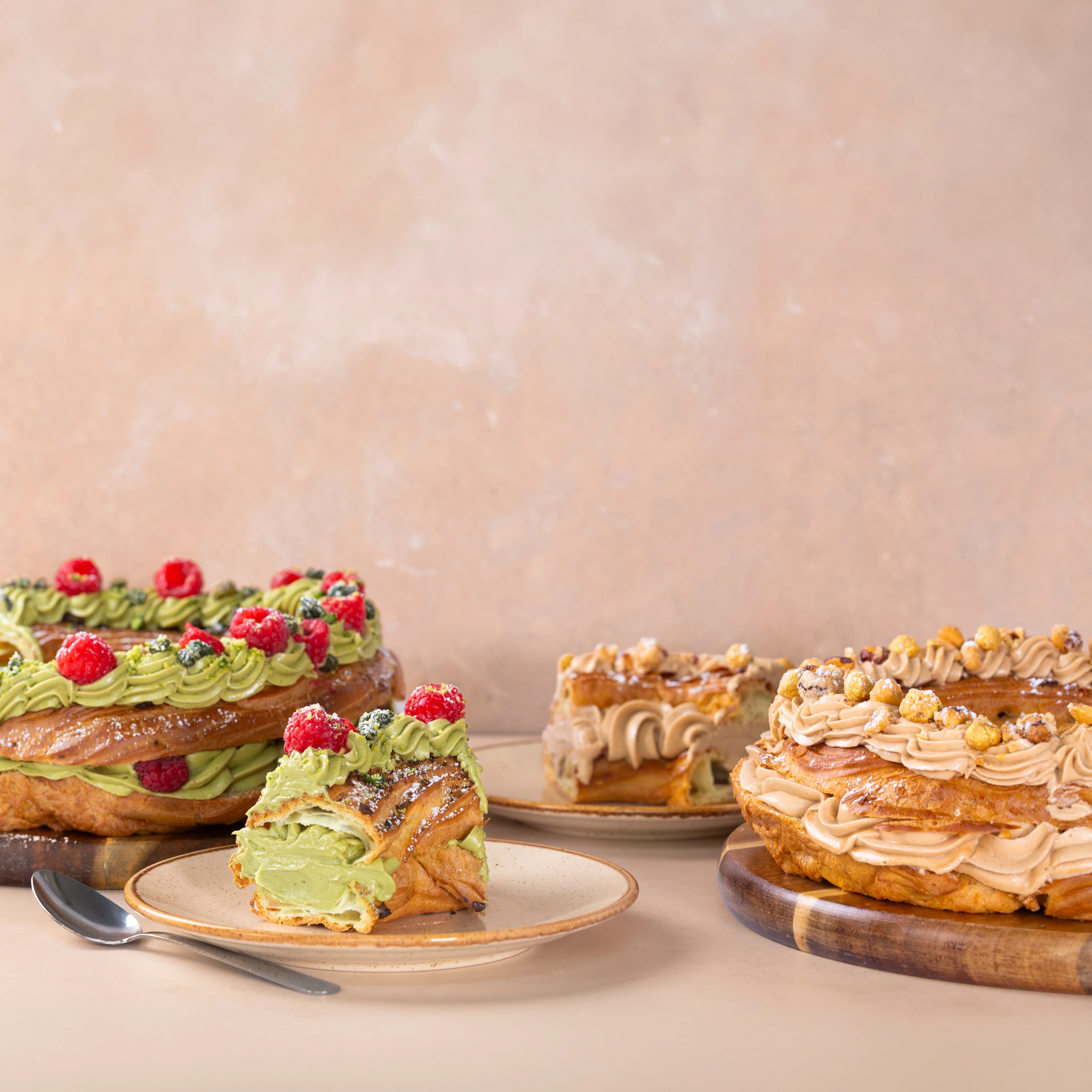 Pistachio Paris Brest Celebration Crown - Image 3